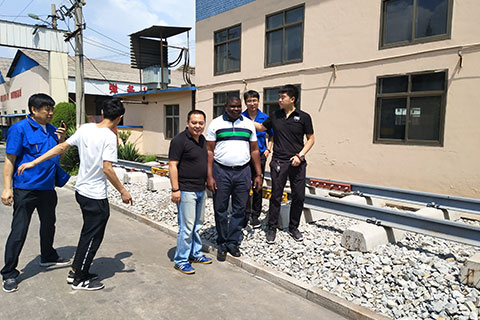 Africa Railway Fasteners Customer Visit Anyang Railway Equipment