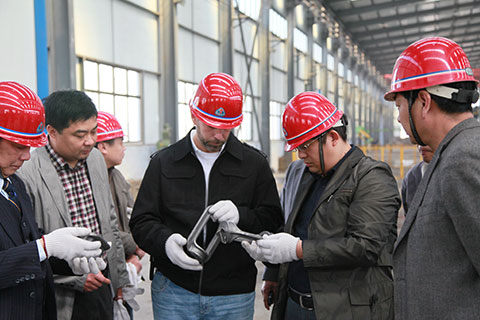 America Railway Fasteners Customer Visit Anyang Railway Equipment