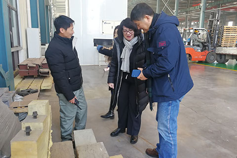 Germany DB Railway Fasteners Customer Visit Anyang Railway Equipment