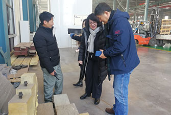 Germany DB Railway Fasteners Customer Visit Anyang Railway Equipment