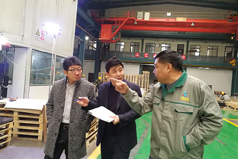Korea Railway Fasteners Customer visit Anyang Railway Equipment Co., Ltd