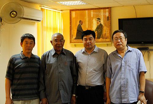 Sudan Railway Fasteners Customer Visit Anyang Railway Equipment