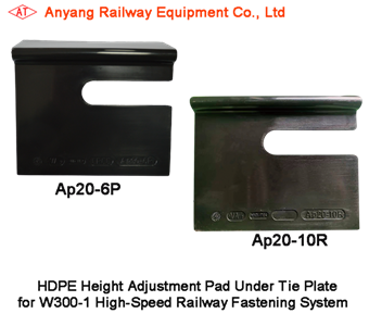 China Manufacturer HDPE, EVA Height Adjustment Pads for Railway Rail Fastening System - Anyang Railway Equipment