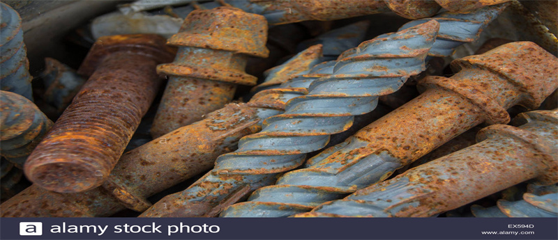 rusty screw spikes