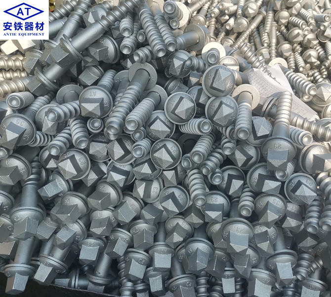 China Made Railway Ss35 Rail Spikes, Ss35 Screw Spikes - Anyang Railway Equipment