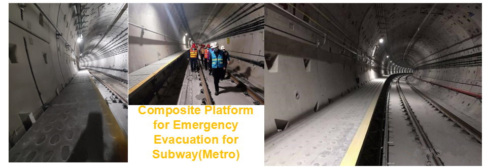 Composite Platform for Emergency Evacuation for Subway(Metro) - Anyang Railway Equipment