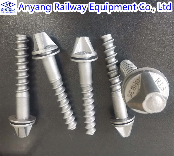 China Railway DHS35 Rail Spikes, DHS35 Screw Spikes Exporter- Anyang Railway Equipment