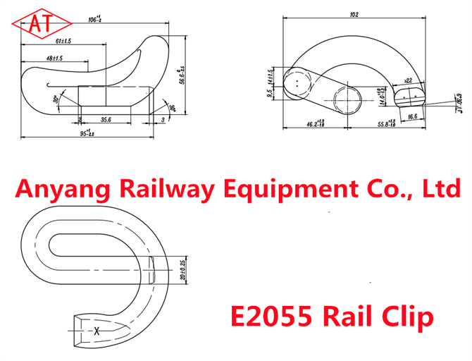 China Manufacturer E2055 Railway Rail Elastic Clip - Anyang Railway Equipment Co., Ltd