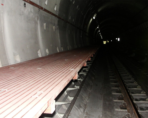 Evacuation platform(emergency walkway made of composite material)  Manufacturer - Anyang Railway Equipment
