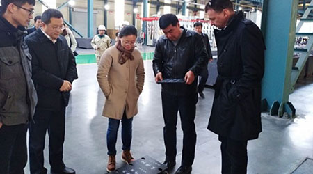 President of Vossloh Group of Germany visited Henan Zhongbo Rail Equipment Technology Limited Company