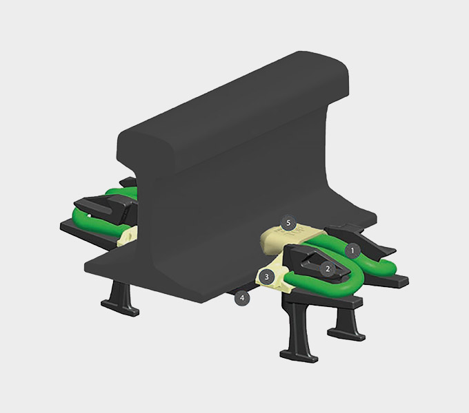 Fastclip Fastening System for Railway Manufacturer - Anyang Railway Equipment