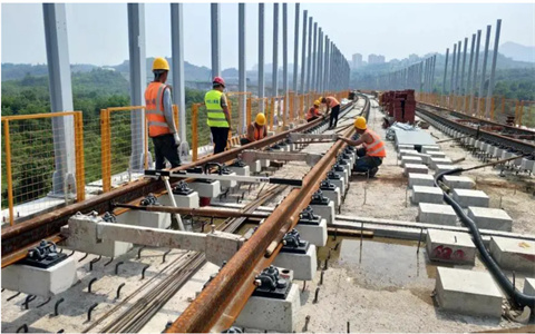 China Made Rail Fastening System for Chongqing Metro 6 - Anyang Railway Equipment