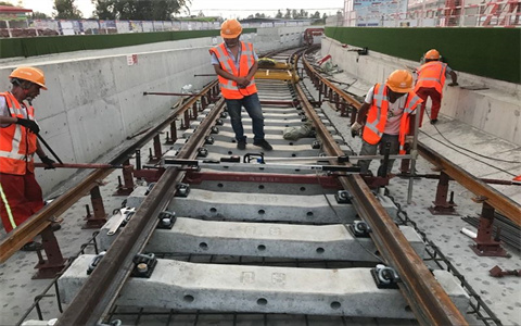 anchor bolts of DZIII rail fastening system for Chengdu Metro Line 6 - Anyang Railway Equipment