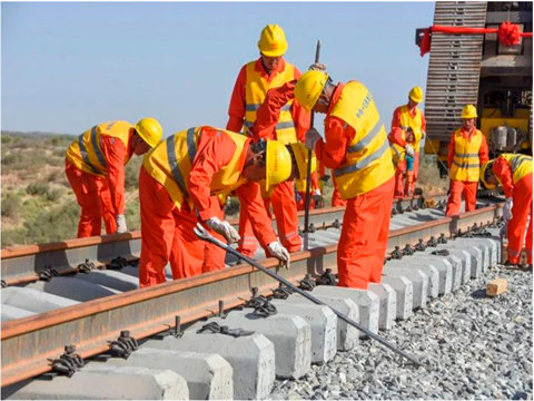 China Made TypeI, II Rail Fastening System for Heruo Railway - Anyang Railway Equipment