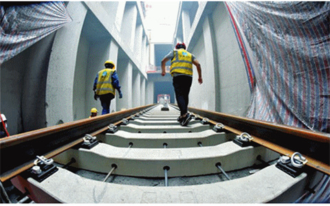 rail fasteners, railway steel tie plates for Xi'an Metro Line 4 - Anyang Railway Equipment