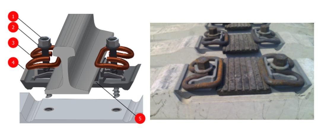 zhbr-65psh Railway Rail Fastening System